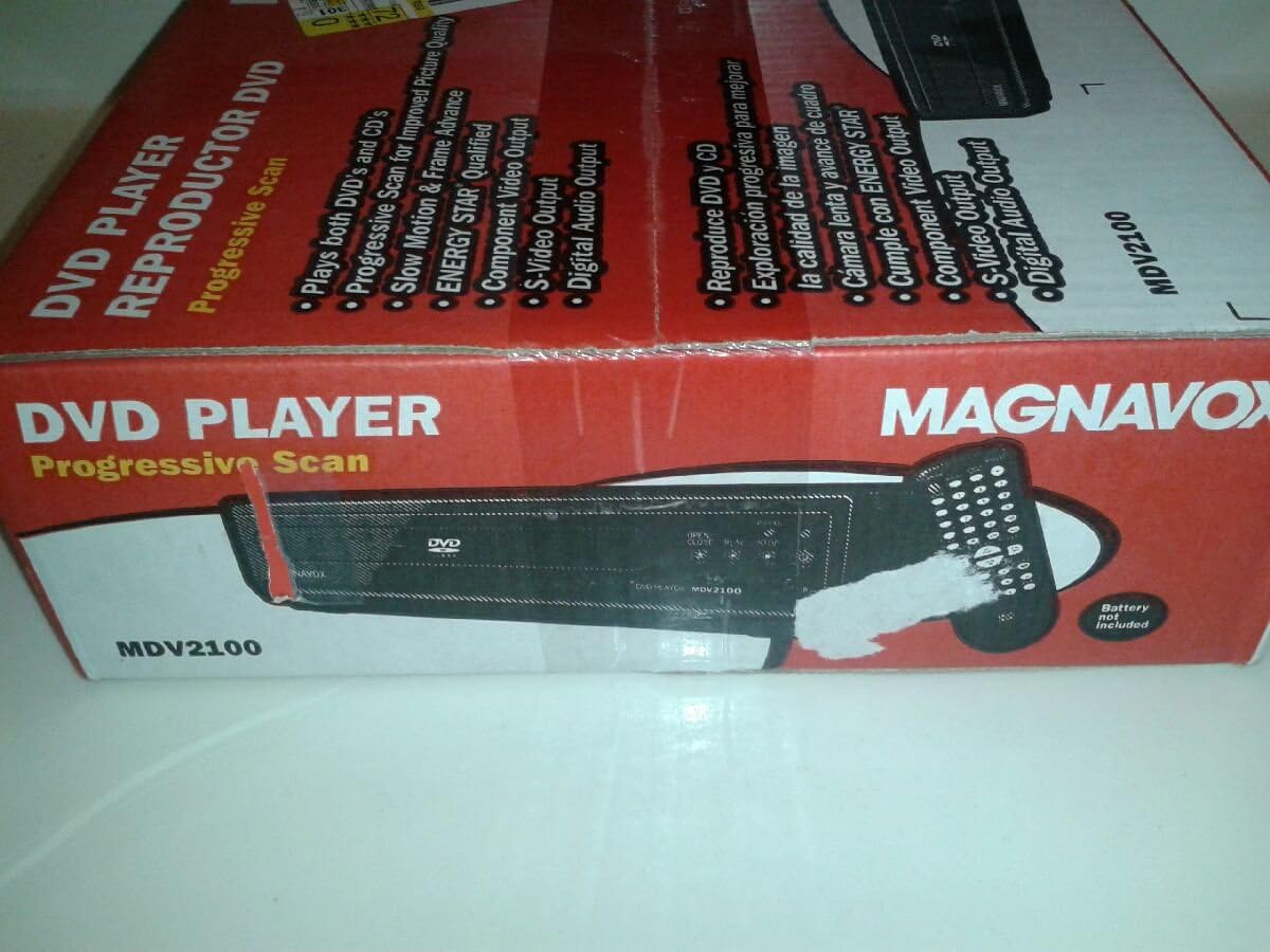 Magnavox MDV2100/F7 DVD Player Progressive Scan Zoom (Renewed)