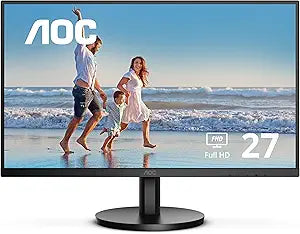 AOC 27B3HM 27-Inch FHD Frameless Monitor HDMI VGA