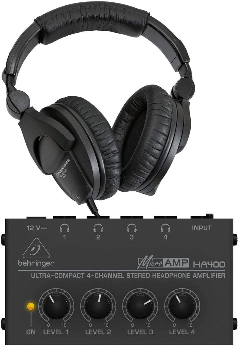 Sennheiser HD 280 Pro Headphones HA400 Amp Bundle — main product image