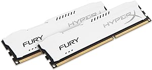 HyperX HX316C10FWK2/16 FURY 16GB (2x8GB) DDR3 - 1600MHz White — main product image