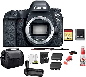 Canon EOS 6D Mark II Full Frame DSLR Camera Body Kit
