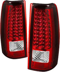 Spyder ALT-ON-CS03-LED-RC Red/Clear LED Tail Lights — main product image
