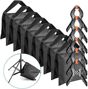 Neewer 90092217 Heavy Duty Sandbag 8-Pack