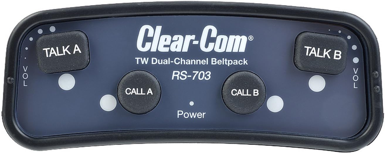Clear-Com RS-703 2-Channel Intercom Wired Beltpack
