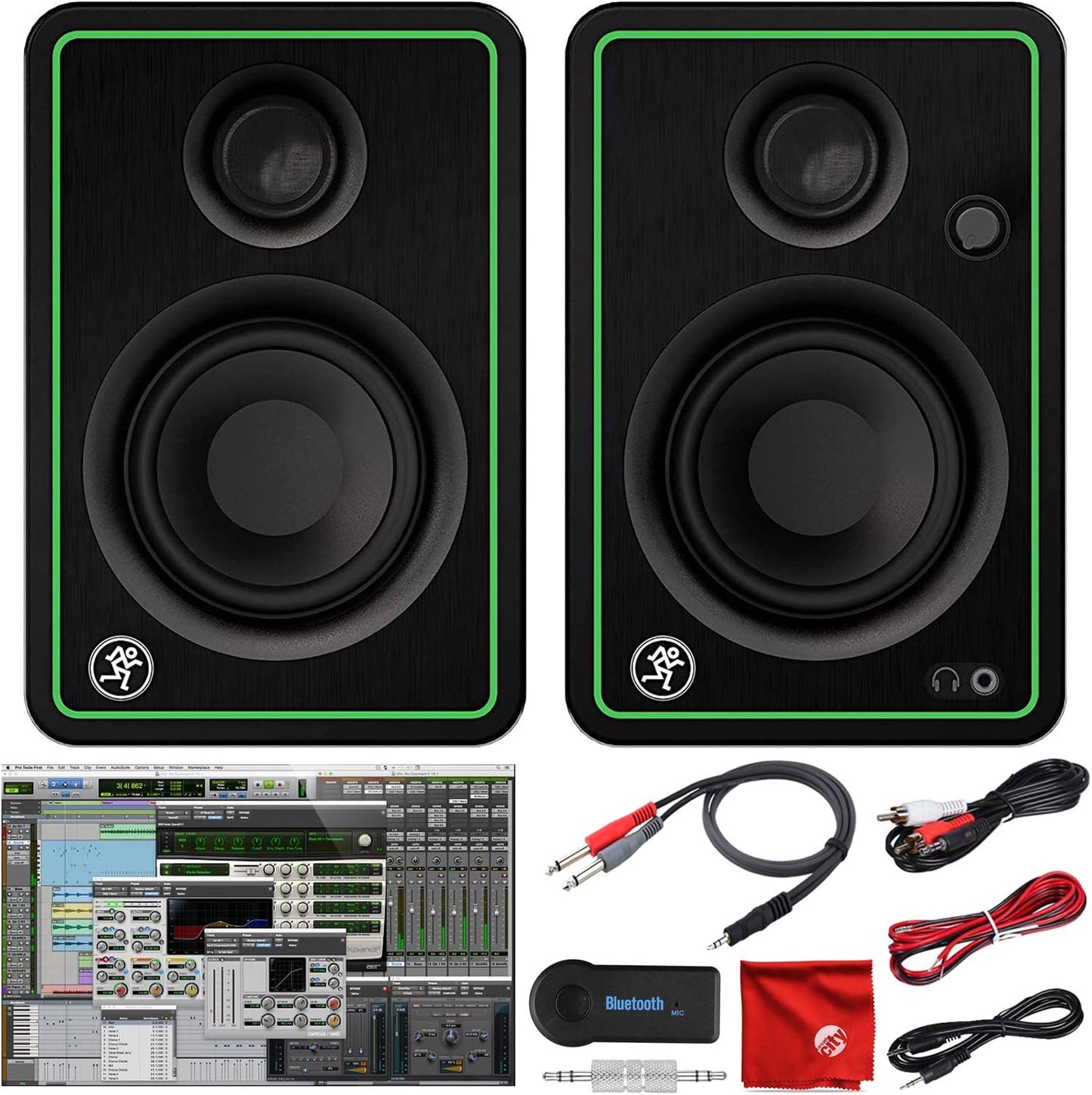 Mackie CR3-X 3-Inch Studio Monitor Bundle