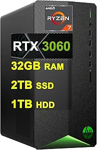 HP Pavilion Ryzen 7 5700g Gaming PC RTX 3060 2TB SSD