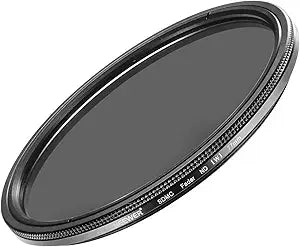 Neewer 10088593 77MM ND2-ND400 Adjustable Lens Filter