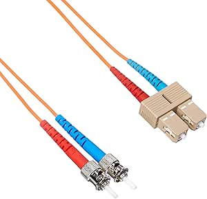 Monoprice 102607 ST/SC OM1 Multi Mode Fiber Optic Cable