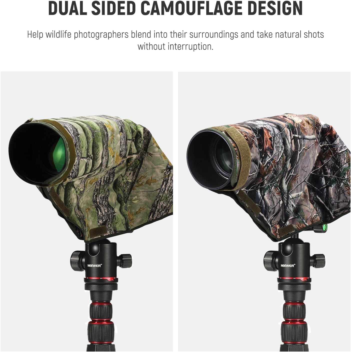 Neewer 10103335 Waterproof Camera Rain Cover - Camouflage