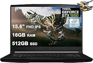 MSI GF63 Thin Gaming Laptop i5-9300H GTX 1650 — main product image