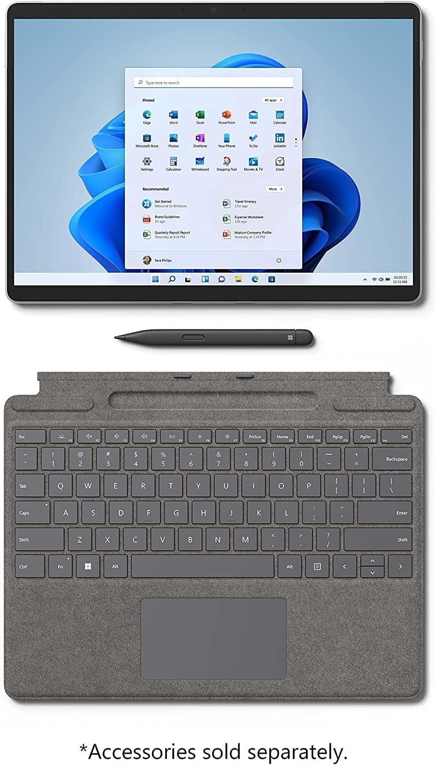 Microsoft 1Z8-00001 Surface Pro 7+ LTE i5 Tablet Renewed