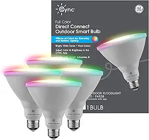 GE CLEDP389CD1-BSS CYNC Smart LED Color Changing Bulbs - 4 Pack