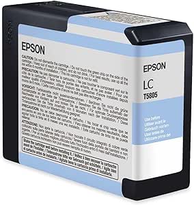 Epson T580500 UltraChrome K3 Light Cyan Ink — main product image