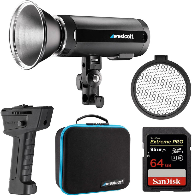 Westcott WES4740 FJ200 Strobe Light ProGrip2 Mount Bundle — main product image