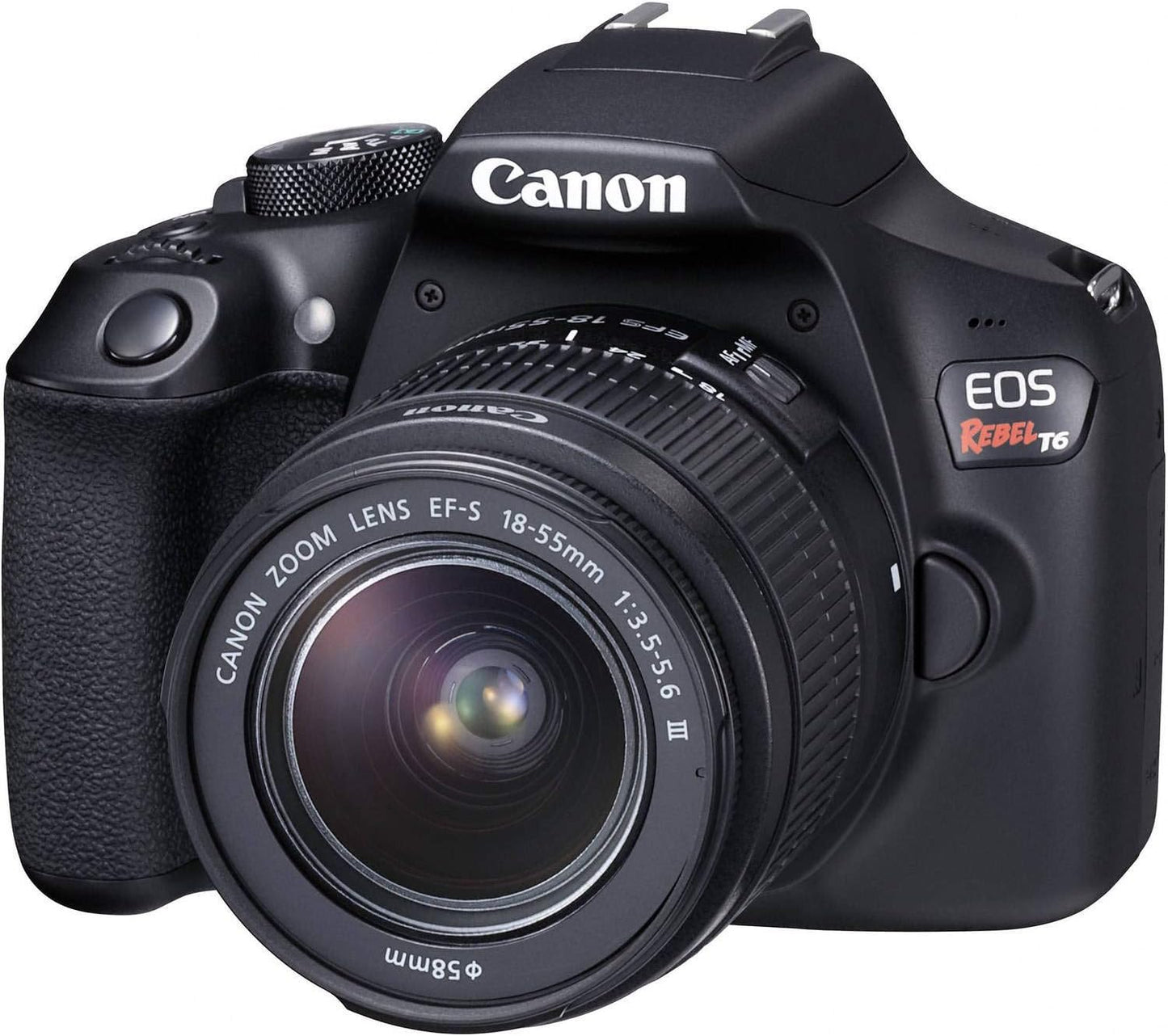Canon T6 EOS Rebel DSLR Camera Kit 18-55mm Lens