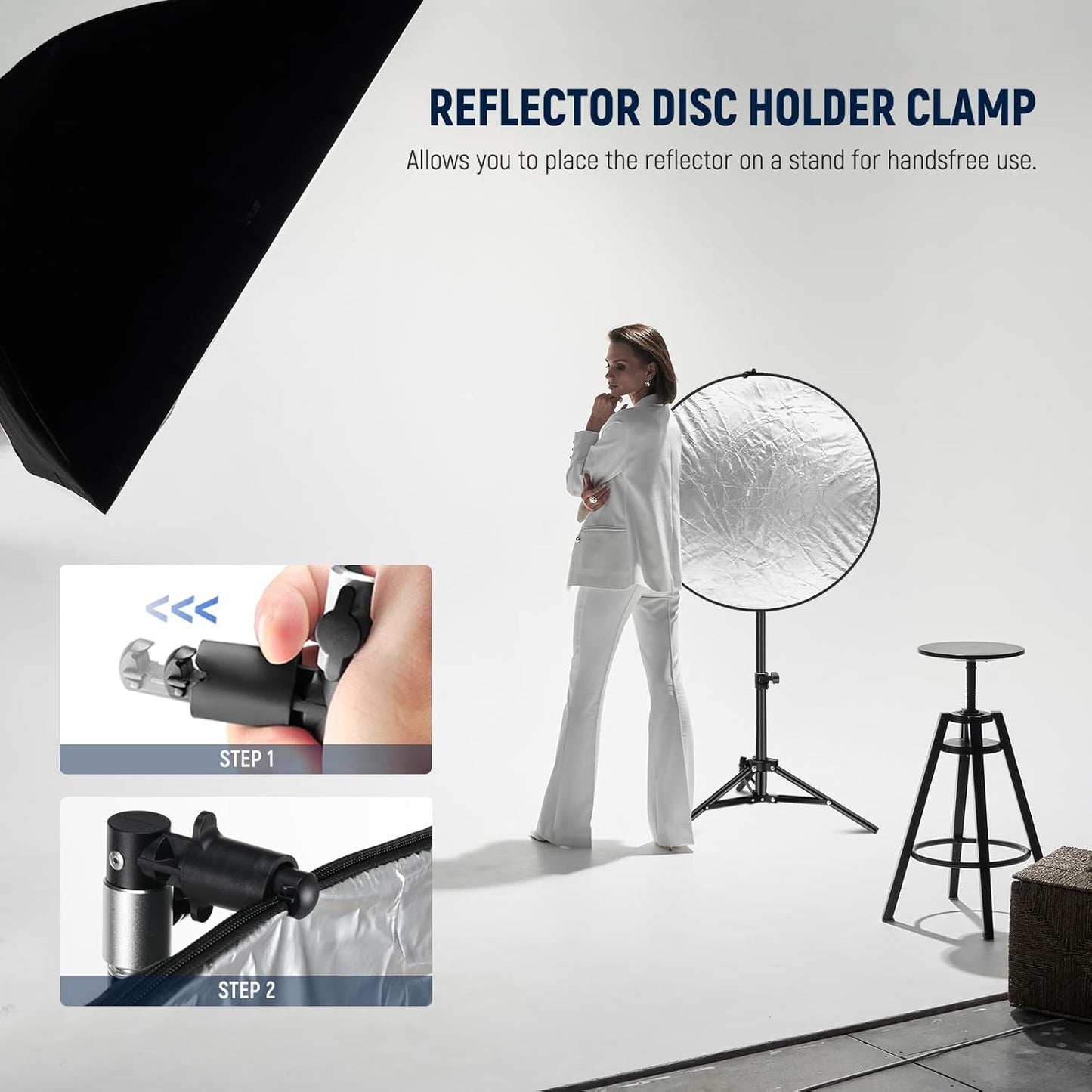 Neewer 10102775 32" 5-in-1 Photography Reflector with Holder