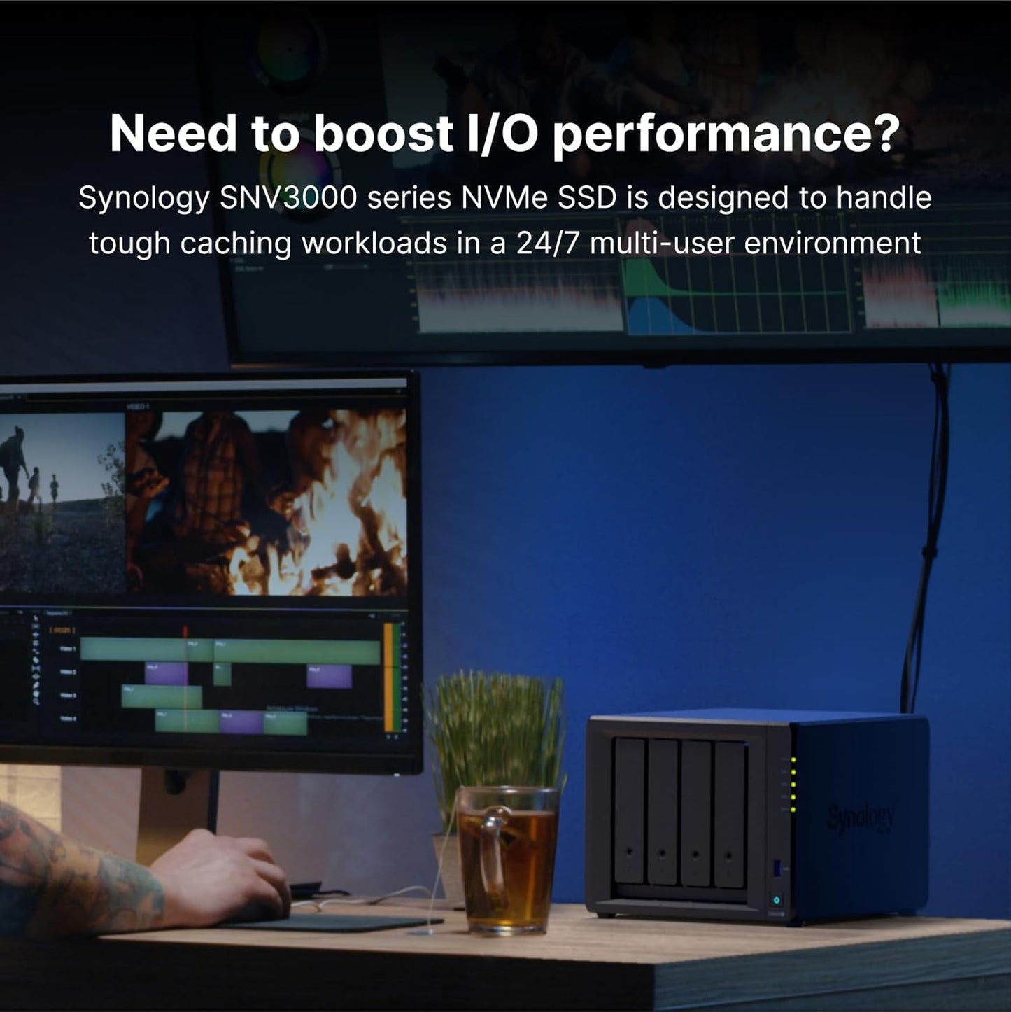 Synology SNV3410-400G M.2 NVMe SSD - 400GB, High Endurance
