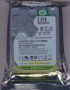 Western Digital WD20NPVX (001) 2TB Green Mobile HDD