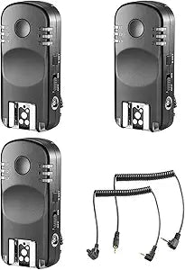 Neewer 90092207 3-Pack Wireless Remote Flash Trigger