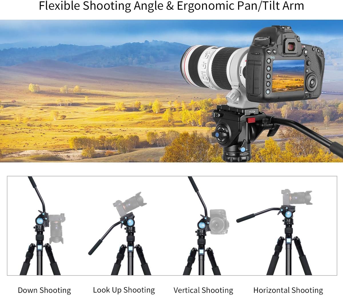 Sirui AM-5V Fluid Video Head Quick Release