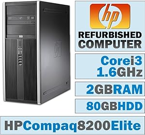HP Compaq 8200 Elite - Core i3 Desktop, 2GB, 80GB HDD, Win 7 — main product image