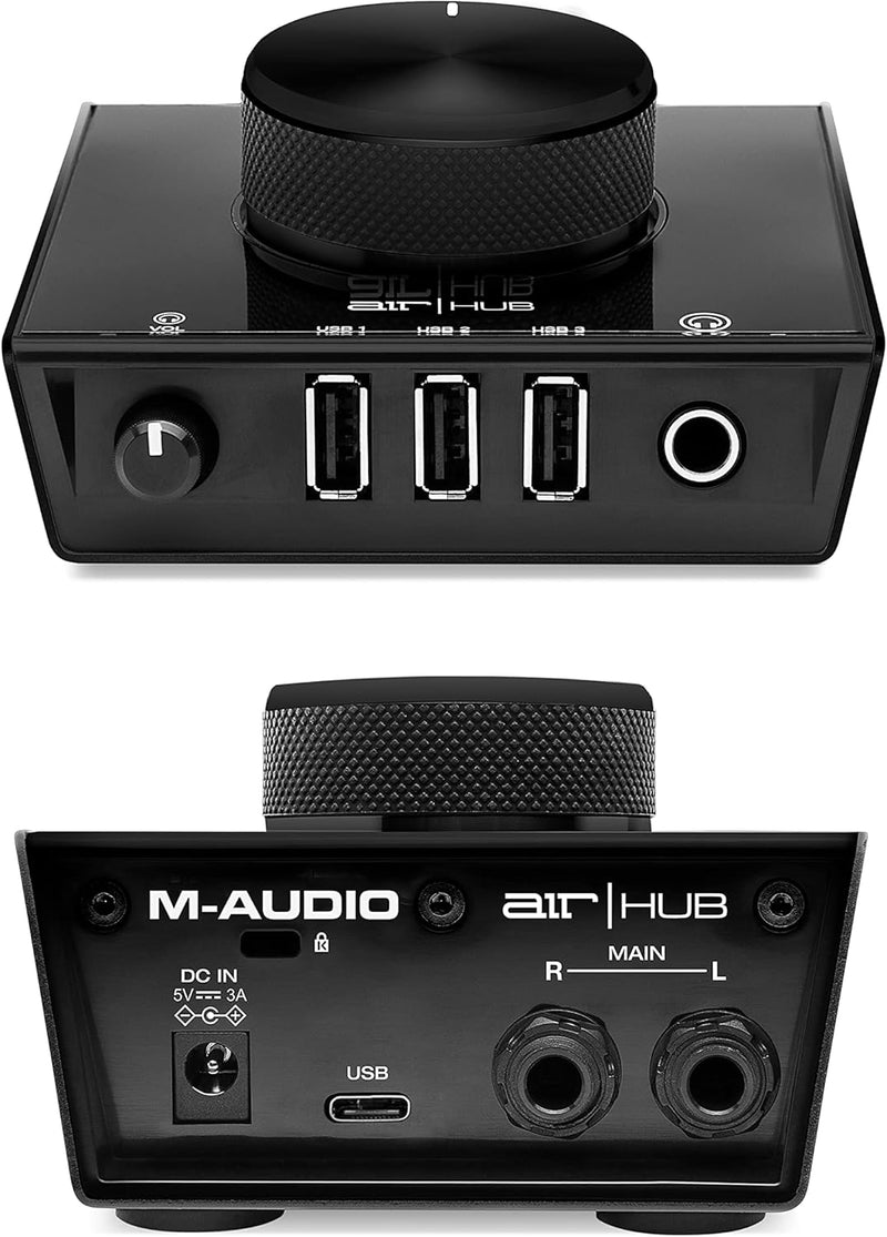 M-Audio AIR Hub USB Audio Interface with 3-Port Hub & Software — main product image