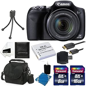Canon SX520 K1 PowerShot 42x Zoom Camera Bundle