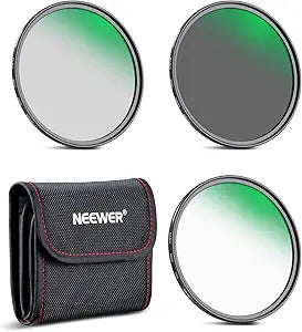 NEEWER 10102050 52mm ND8 ND64 CPL Filter Kit