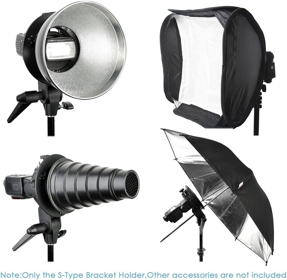 Neewer 90088221 S-Type Bracket Bowens Mount Speedlite