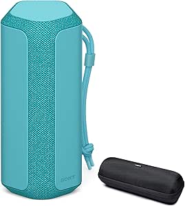 Sony SRS-XE200 Bluetooth Speaker Blue Bundle Case