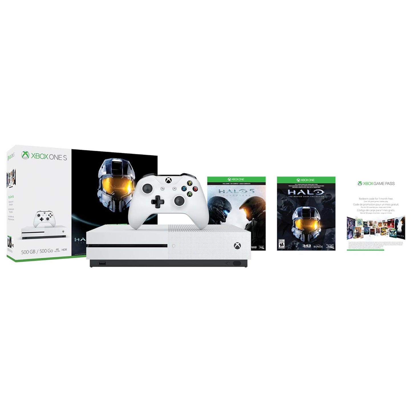 Microsoft Xbox One S 500GB Ultimate Halo Gaming Bundle