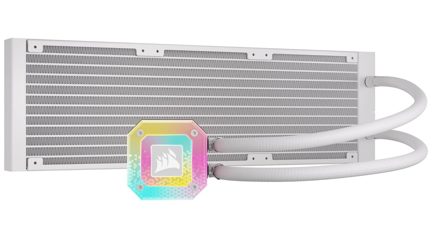 Corsair CW-9060073-WW iCUE H150i Elite White CPU Cooler