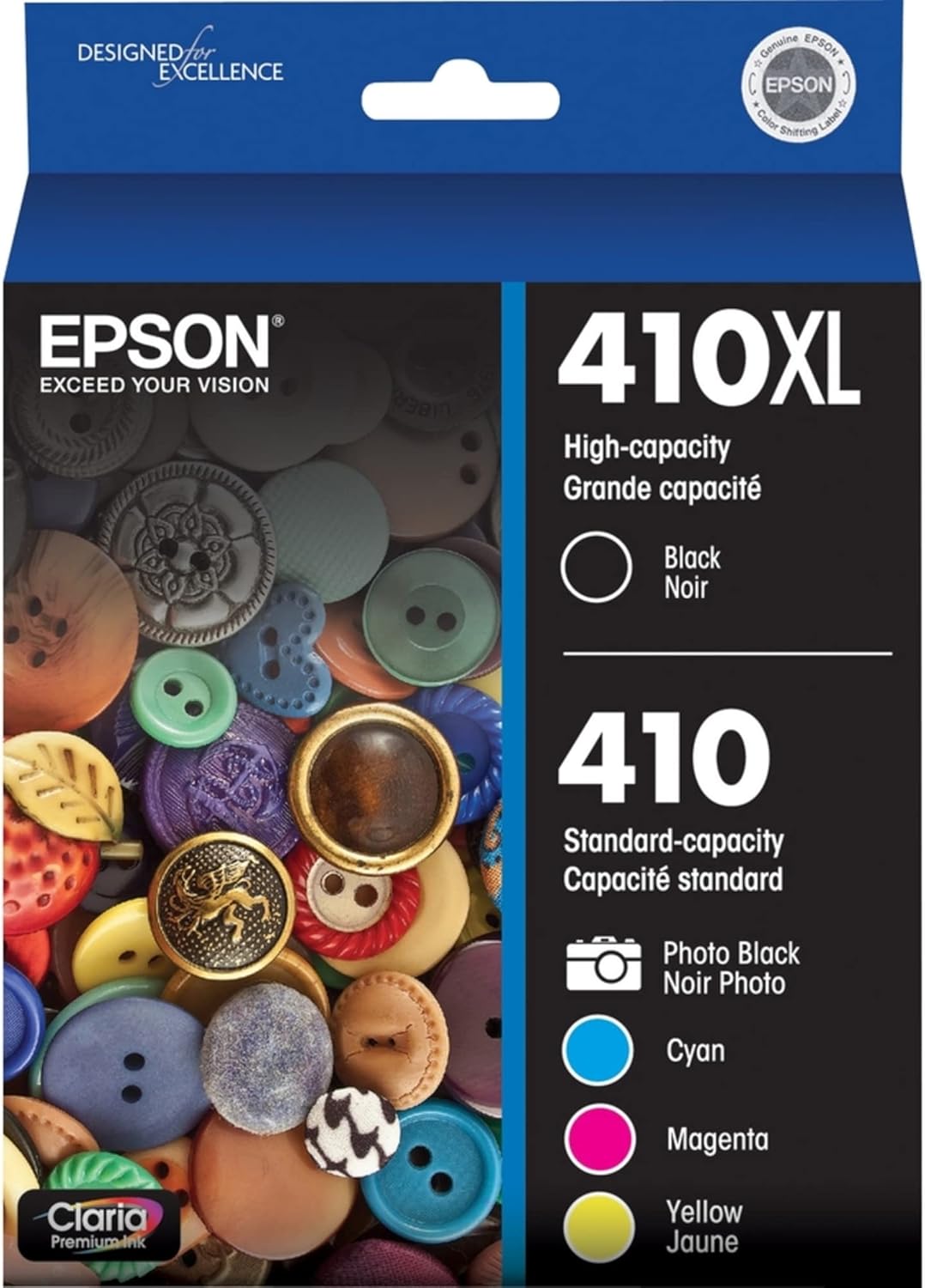 Epson T410XL-BCS Claria Premium Ink Cartridge Combo Pack