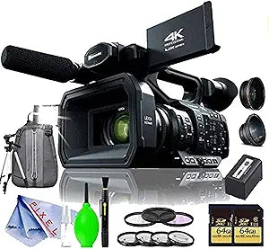 Panasonic AG-UX180PJ8 4K Professional Camcorder Bundle