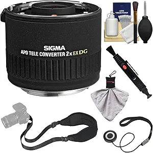 Sigma K-101201-01 2X Teleconverter Lens Bundle for Canon