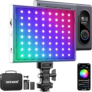 Neewer RGB190 LED Video Light Panel with APP Control