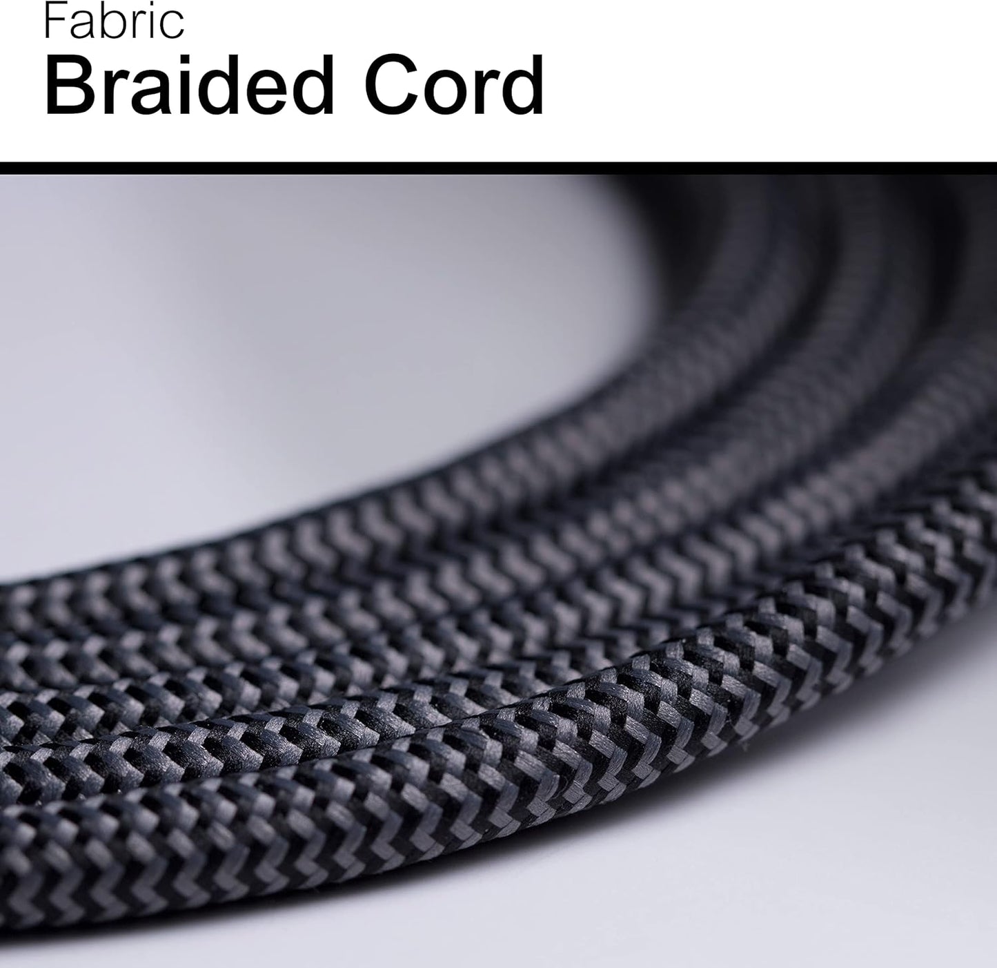 GE 62943 6-Outlet Surge Protector 20ft Braided Cord