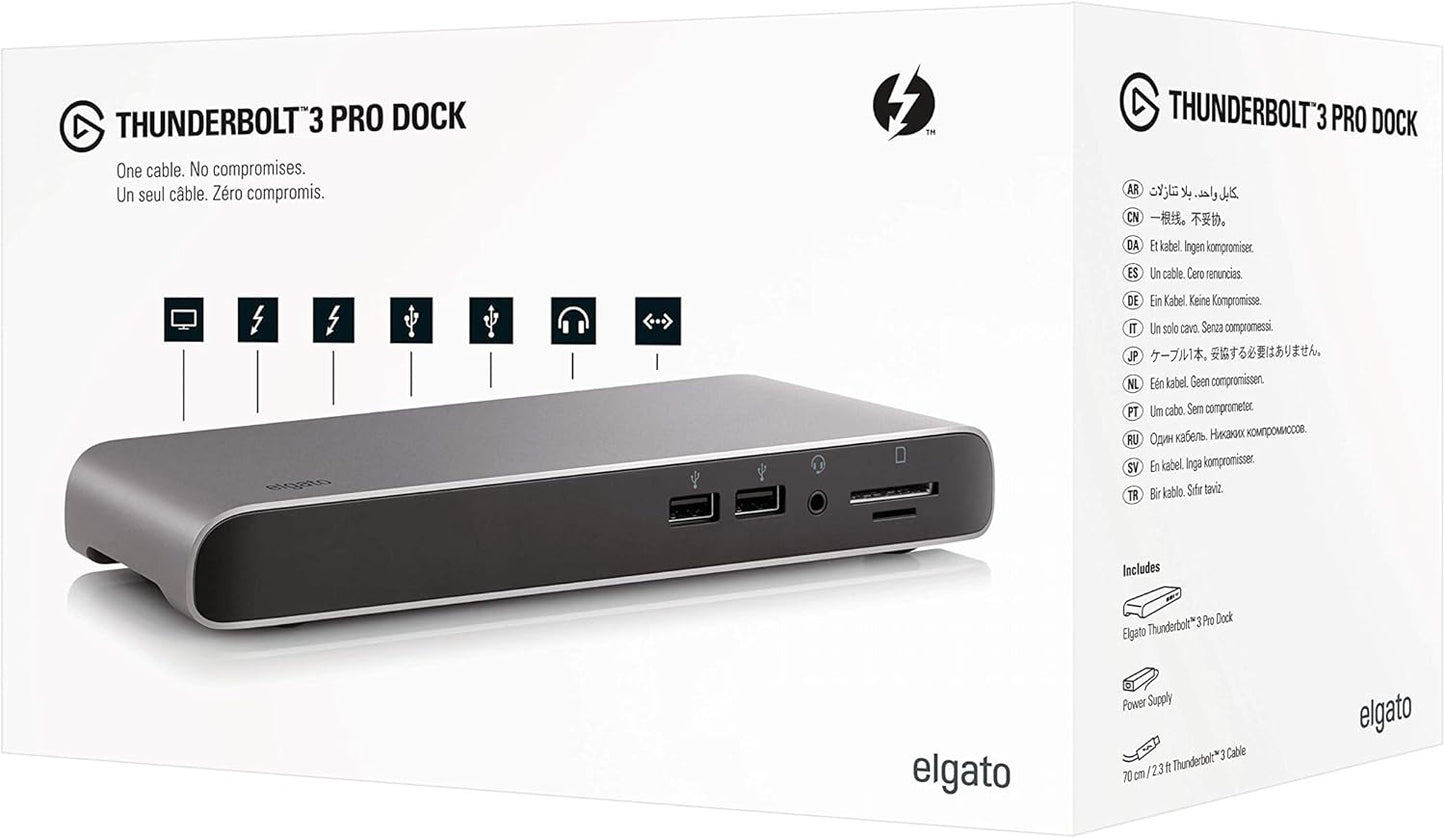 Elgato 10DAC4101 Thunderbolt 3 Pro Dock Station