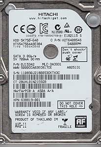 Hitachi HTS547564A9E384 640GB SATA Hard Drive