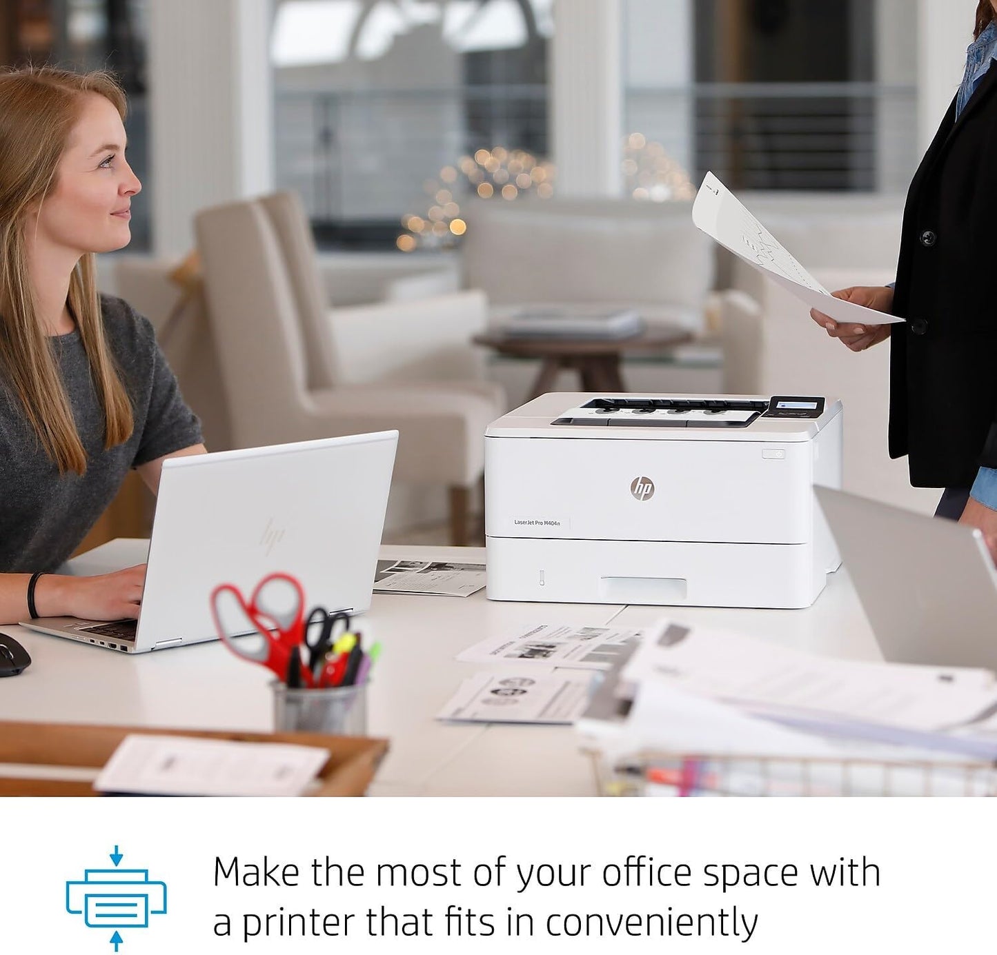 HP M404n LaserJet Pro Monochrome Ethernet Printer