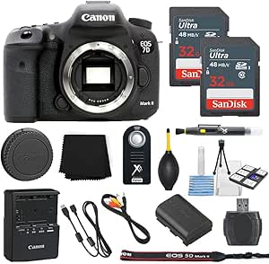 Canon EOS 7D Mark II: 20.2MP DSLR Camera Body Bundle