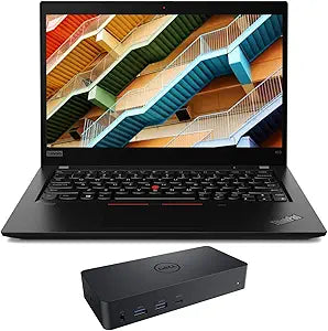 Lenovo ThinkPad X13 Laptop: i5-10210U, 8GB, 256GB SSD, Win11 + Dock