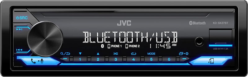 JVC KD-SX27BT Bluetooth Car Stereo Receiver — main product image