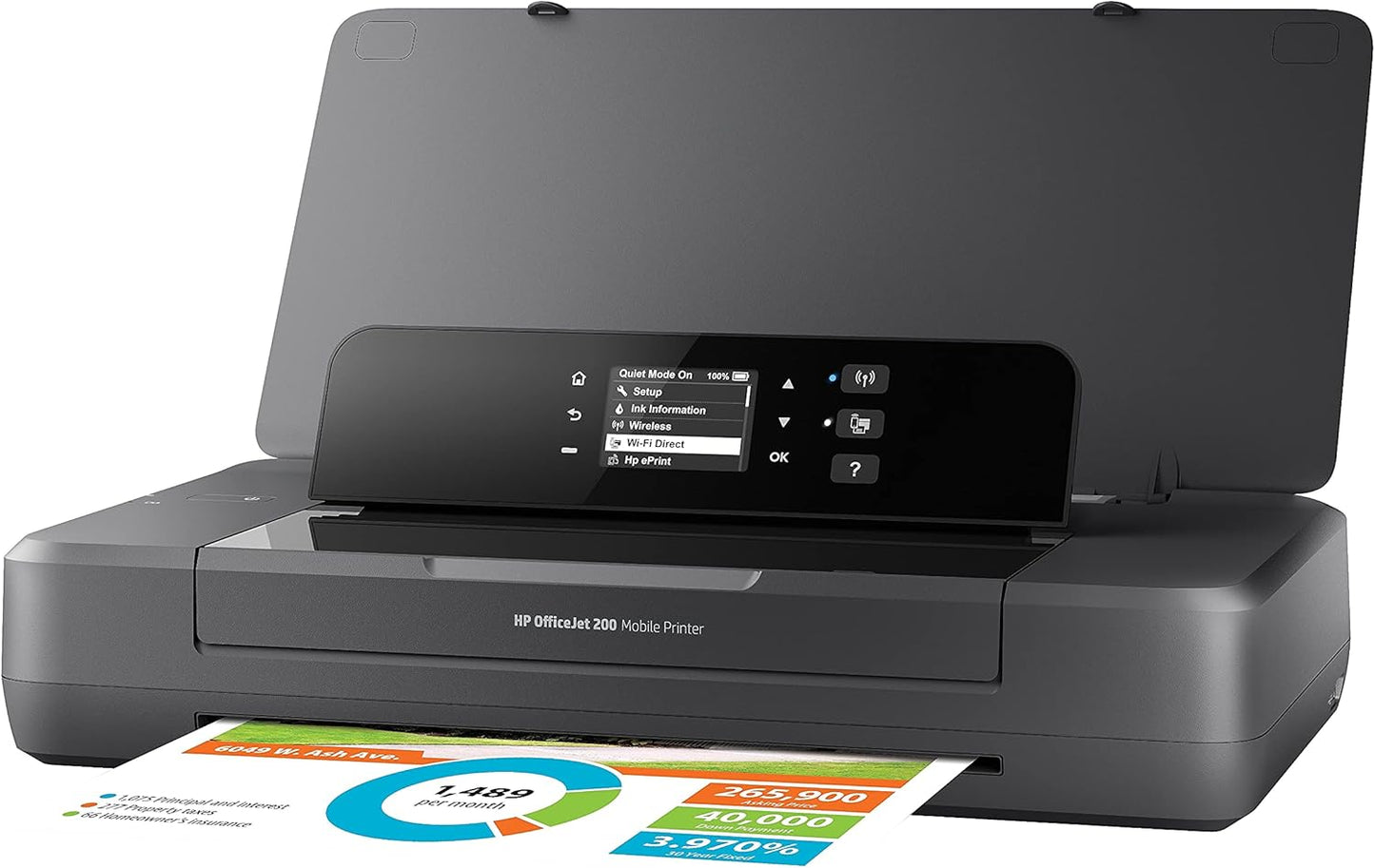 HP 200 OfficeJet Portable Printer Wireless Alexa