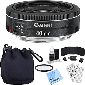 Canon E4CNEF40STM EF 40mm f/2.8 STM Lens Bundle