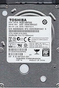 Toshiba MQ01ABF050 500GB SATA 2.5-Inch Hard Drive — main product image