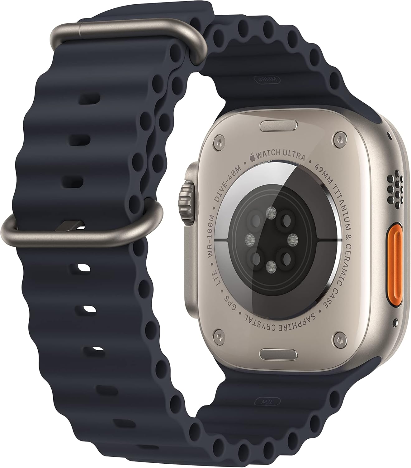 Apple Watch Ultra Titanium Midnight Ocean Band Renewed