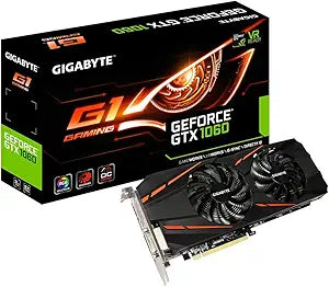 Gigabyte GV-N1060G1 GAMING-6GD GTX 1060 Graphics Card — main product image