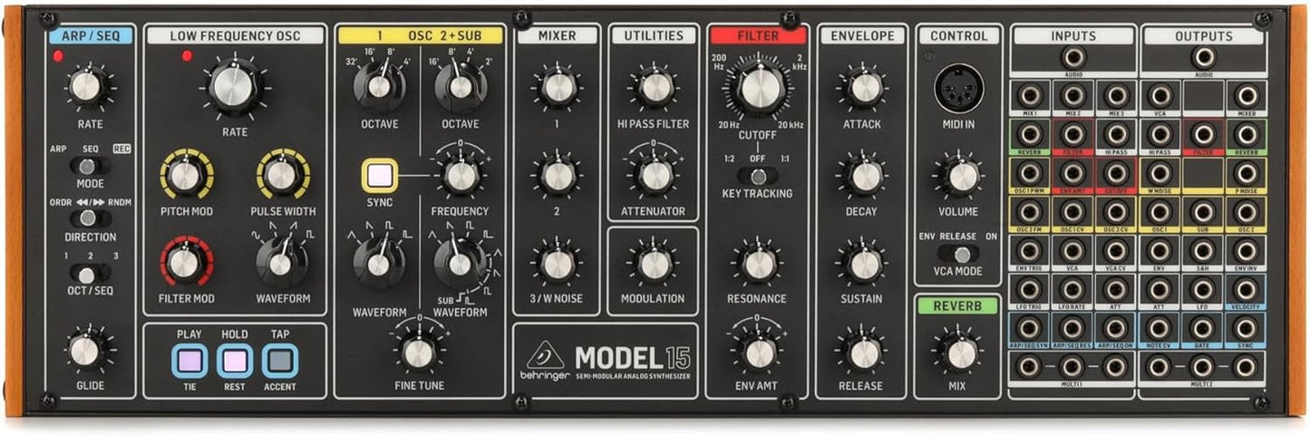 Behringer 0718-AAW86-AR1 Model 15 Analog Synthesizer