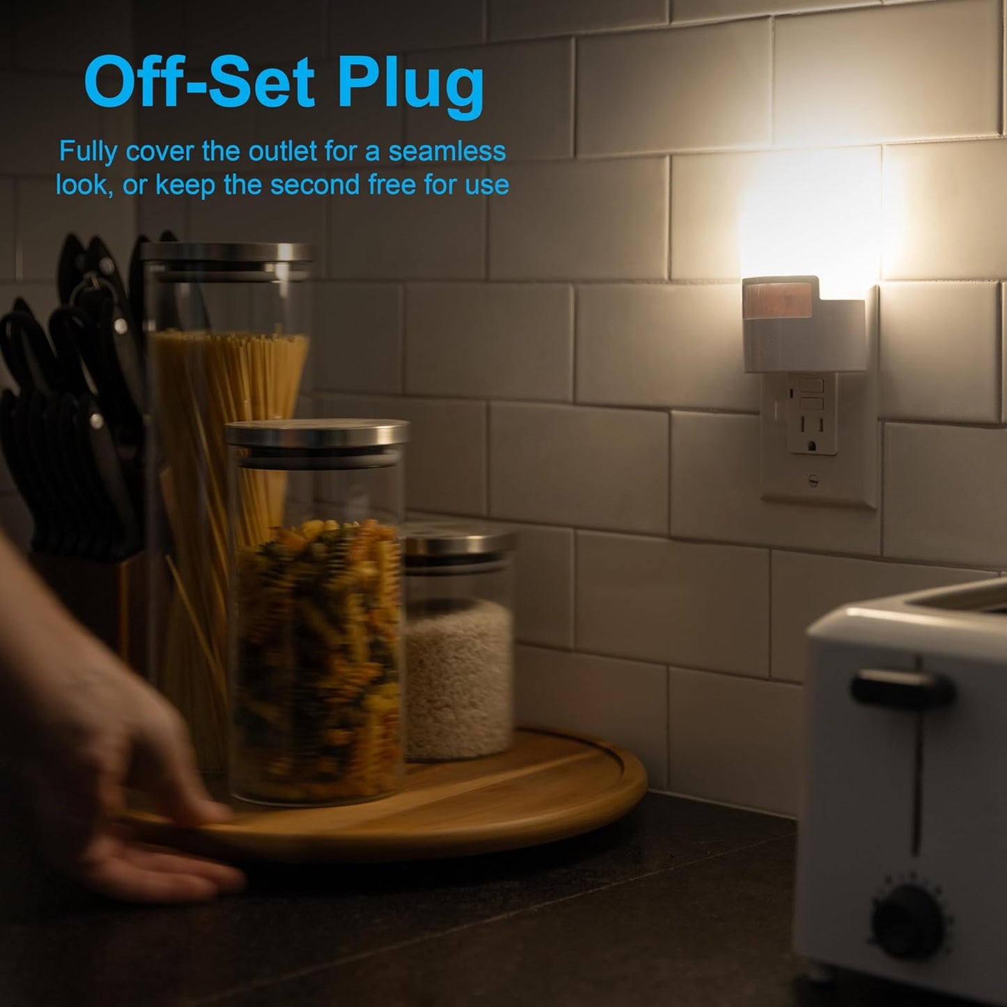 GE 46632 LED Motion Sensor Night Light 2-Pack